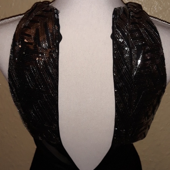 Speechless sparkly silver black dress Size 3 - Picture 5 of 6